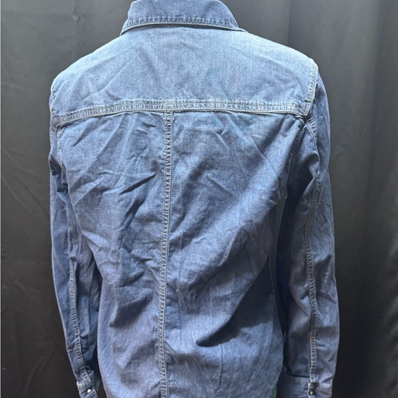 Calvin Klein Men's Casual Blue Button Down Shirt - Picture 3 of 4